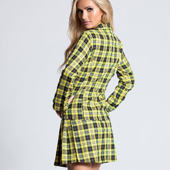 M CLUELESS Seductive School Girl CHER HOROWITZ Fancy Girl Halloween Costume - Picture 3 of 3